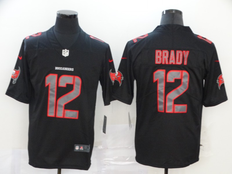 Men Tampa Bay Buccaneers 12 Brady black New Nike Limited Vapor Untouchable NFL Jerseys style 2